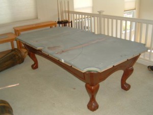 Proper pool table installation is done from the ground up in Akron